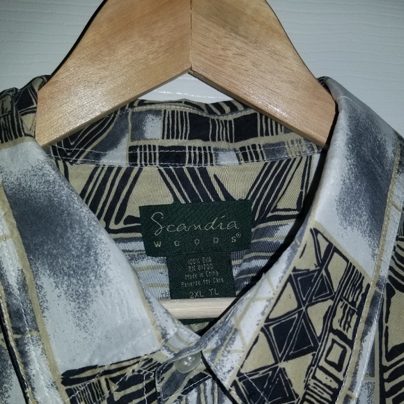 Scandia Woods  button down shirt 2XLT - Picture 3 of 6